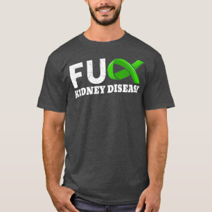 Camiseta Doença Renal Sensibilização para o Orgão Verde