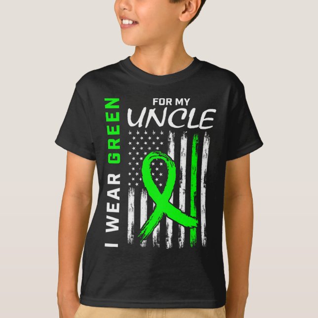 Camiseta Doença Renal Verde Awarenes paralelos cerebrais (Frente)