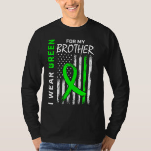 Camiseta Doença Renal Verde Irmão Célula Cerebral Awaren