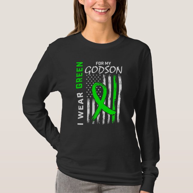 Camiseta Doença renal verde paralisia cerebral Awarene (Frente)