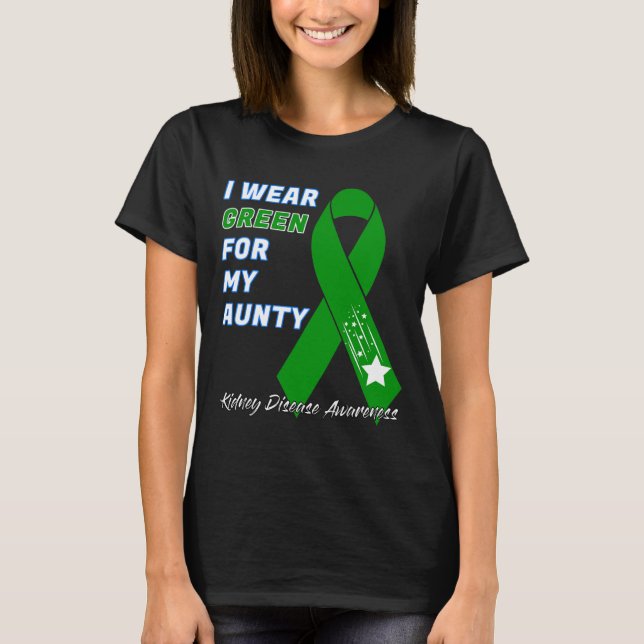 Camiseta Doença Sensibilização Diálise Transplante Doador W (Frente)