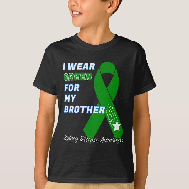 Camiseta Doença Sensibilização Diálise Transplante Doador W (Frente)