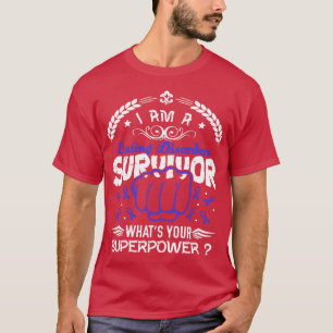 Camiseta Doenças Alimentares Consciência Sobrevivência Quê