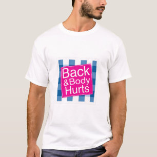 Camiseta Doenças no corpo e na parte traseira