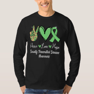 Camiseta Doenças Sexualmente Transmissíveis STD Paz Esperan