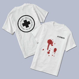 Camiseta Doente Criminalmente Insano Sangrento