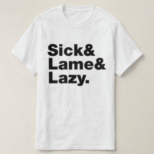 Camiseta Doente e Lésbica.