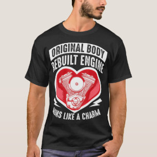 Camiseta Doente Engraçado de Cirurgia de Coração Aberta Doe