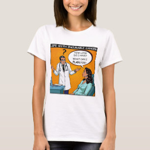 Camiseta Doente incurável do cancer esmagado pelo diagnósti