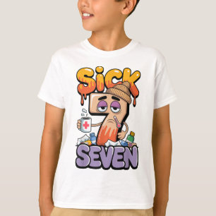Camiseta Doente Sete Seis Sete 6 7 Engraçado 67 Gíria da Ge