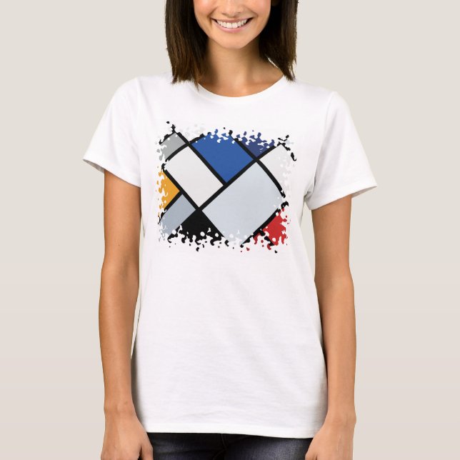 Camiseta Doesburg - Contra-Composição das Dissonâncias (Frente)