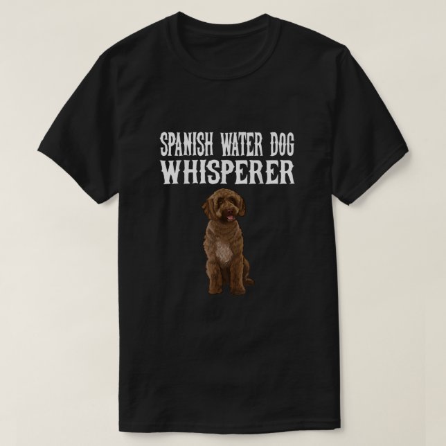 Camiseta Dog Água Espanhol Mais Sabor Engraçado Dogente do  (Frente do Design)