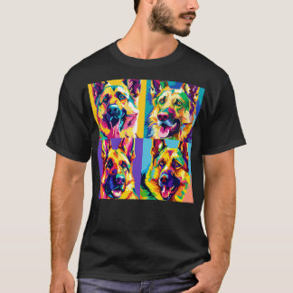 Camiseta Dog Art Dog Lover Gifts 8 german shepherd