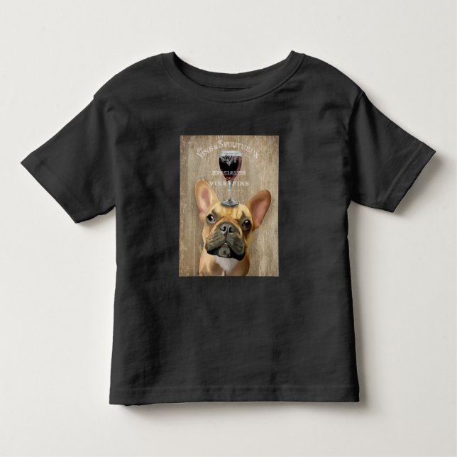 Camiseta Dog Au Vin, Buldogue Francês (Frente)
