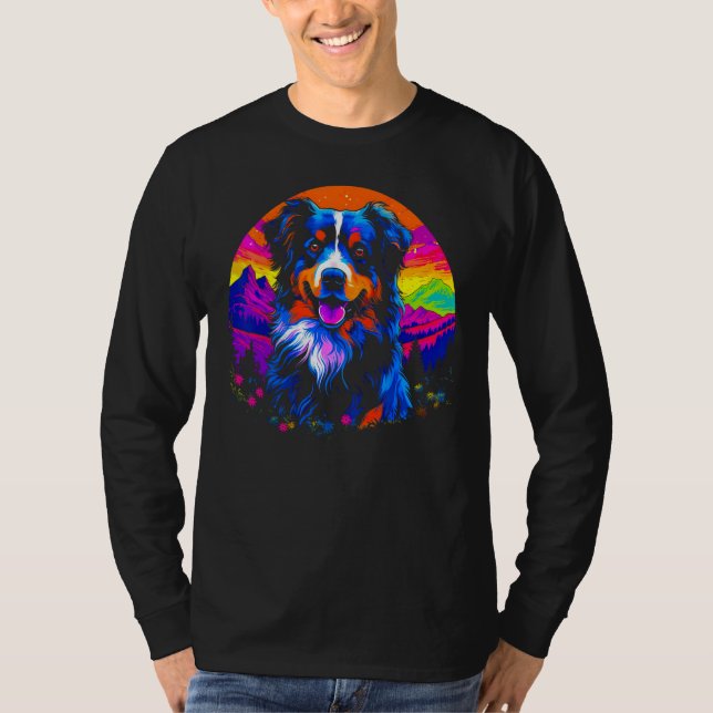Camiseta Dog Australian Shepherd Puppy (Frente)