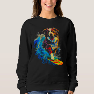Camiseta Dog Australian Shepherd Surfer