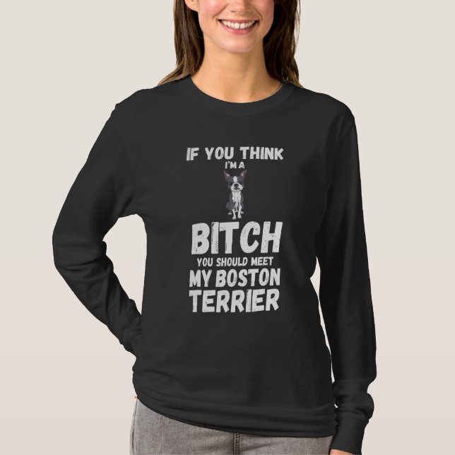 Camiseta Dog Boston Terrier (Frente)