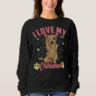 Camiseta Dog Breed I Love My Chihuahua Dog Dog