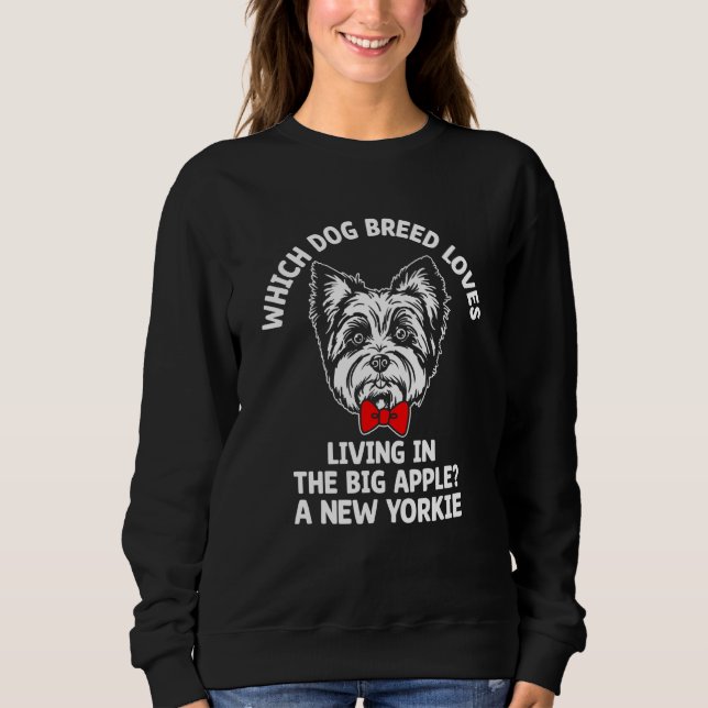 Camiseta Dog Breed Loves Living in the Big Apple  1 (Frente)