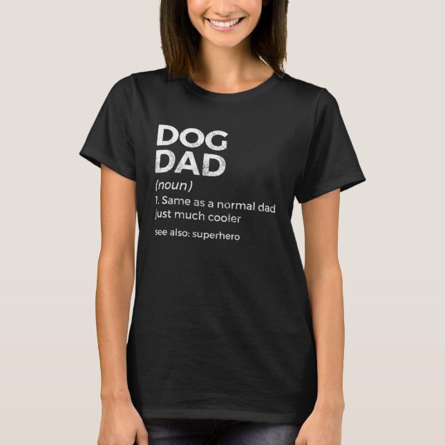 Camiseta Dog Dad Definition (Frente)