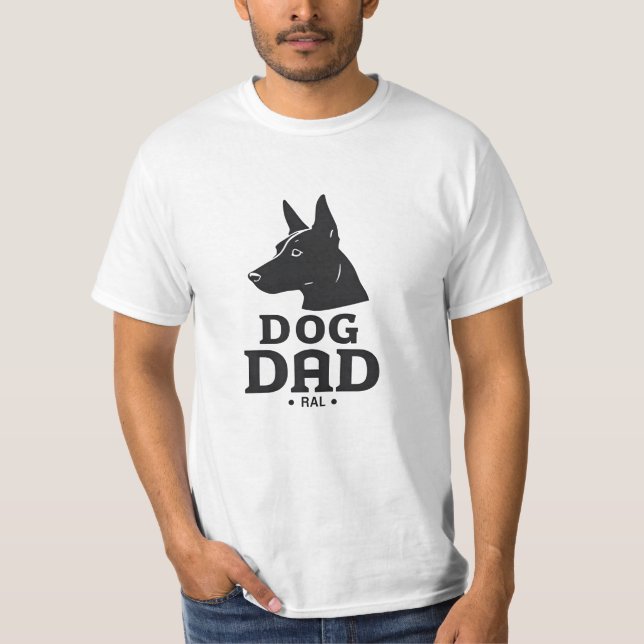 Camiseta Dog Dad Gifts for Him – Funny & Custom Gea (Frente)