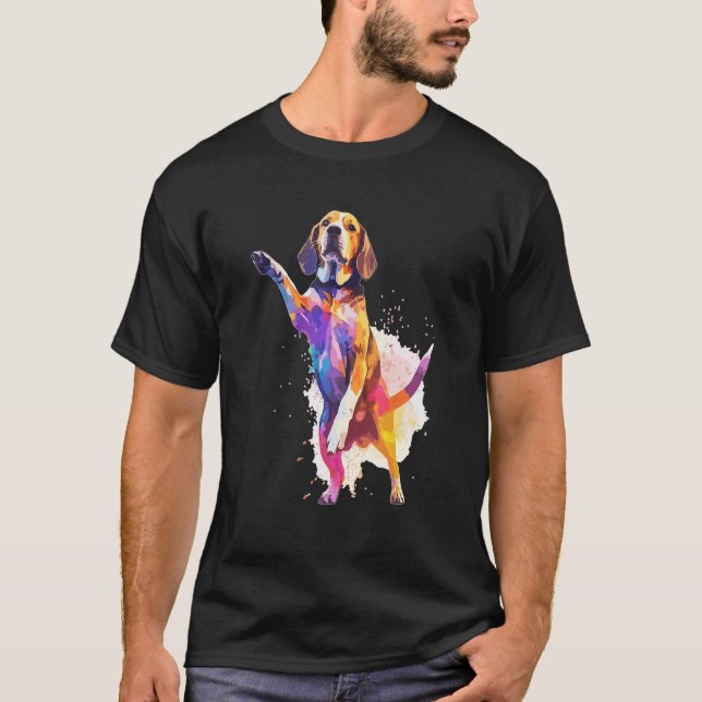 Camiseta Dog Dance Competition  Dancing Beagle Dog (Frente)
