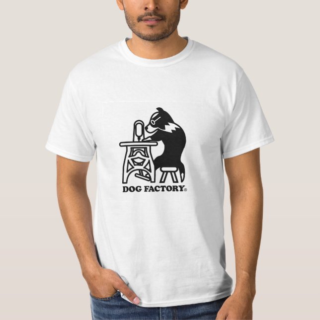 CAMISETA DOG FACTORY オリジナルロゴ Tシャツ (Frente)