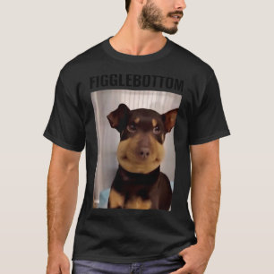 Camiseta Dog-figglebottom atrás das Candys Memes Engraçados