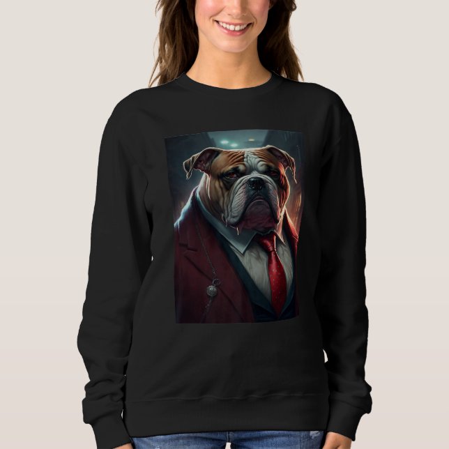 Camiseta Dog Gangster must love dogs Premium (Frente)