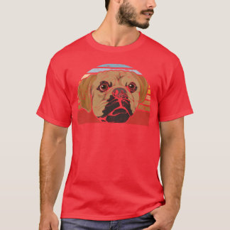 Camiseta Dog Gift Cachorro Lover Retro Puggle Retro Retro