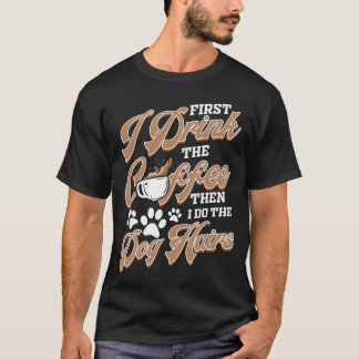 Camiseta Dog Grooming Café Dog Amante presente de amigos