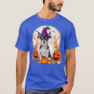 Camiseta Dog Halloween Chihuahua Dog Jack O Lantern Pumpkin