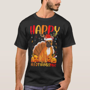 Camiseta Dog Happy French Buldogue Hellothanksmas