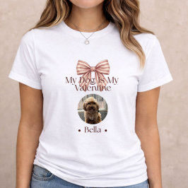 Camiseta Dog Is My Valentine – Dog Lover Valentine Gift