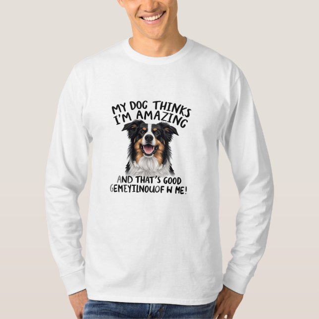 Camiseta Dog Joy Quote (Frente)