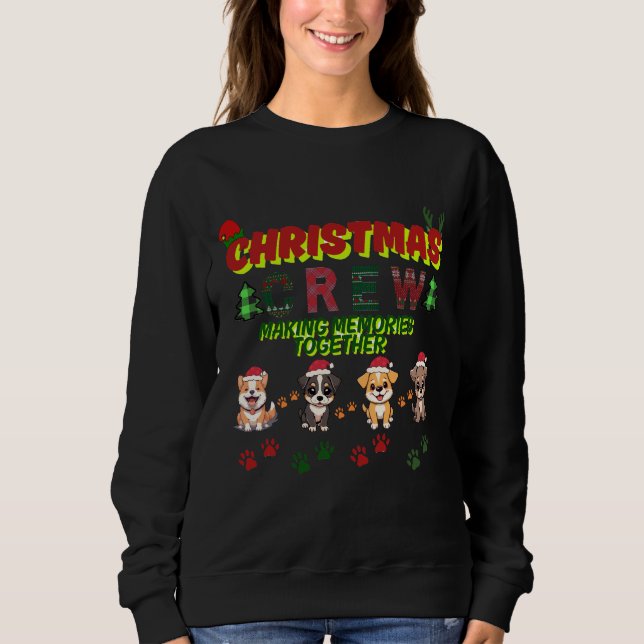 Camiseta Dog Lover Christmas Family- Christmas dogs family  (Frente)