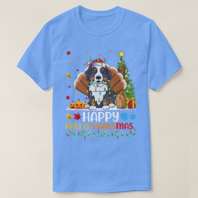 Camiseta Dog Lover Funny Happy Bernese Mountain Dog HelloTh (Frente do Design)