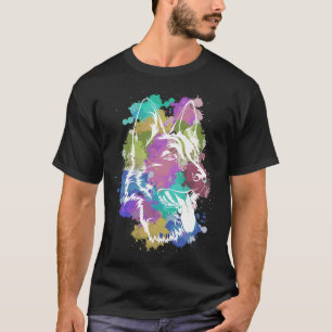 Camiseta Dog Lover Gift Animal Watch German shepherd