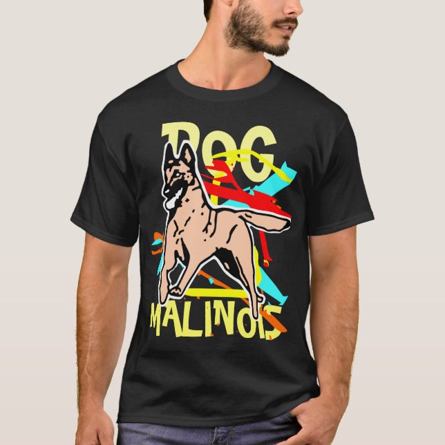 Camiseta dog malinois (Frente)