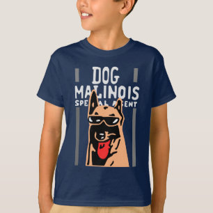 Camiseta dog malinois especial agente