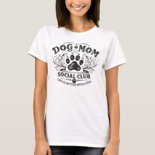 Camiseta Dog Mom - Citação Social Club