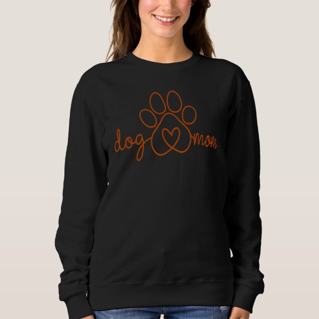 Camiseta Dog Mom, Dog Paw (Frente)