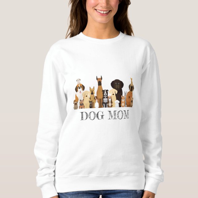 Camiseta Dog Mom Shirt Doggy Friend Pet AnimalT-Shirt (Frente)