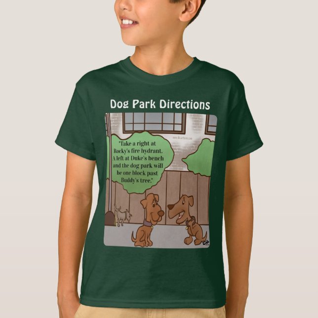 Camiseta Dog Park Diretions Bpy's (Frente)