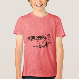 Camiseta DOG > PEOPLE – Funny Dog Lover Minimalist Design