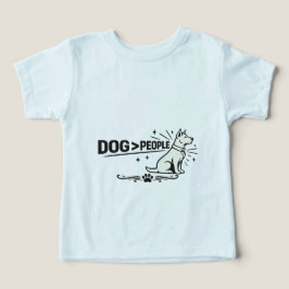 Camiseta DOG > PEOPLE – Funny Dog Lover Minimalist Design