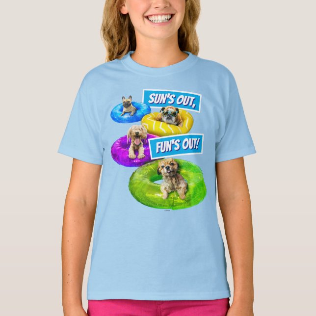 Camiseta Dog Pool Party (Frente)