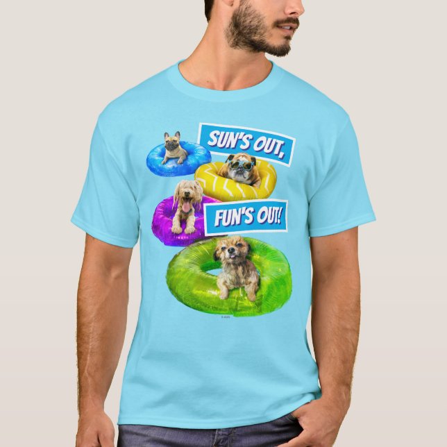 Camiseta Dog Pool Party (Frente)