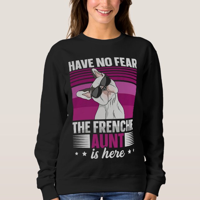 Camiseta Dog Quote for a Frenchie aunt (Frente)