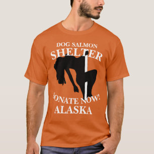 CAMISETA DOG SALMON SHELTER DONATE AGORA ANCORAGE ALASKA